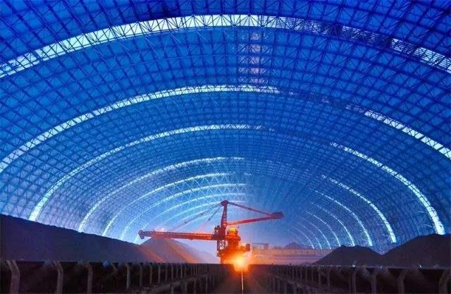 石狮亿优钢构工程师为您解析原料场封闭技术的特点和类型